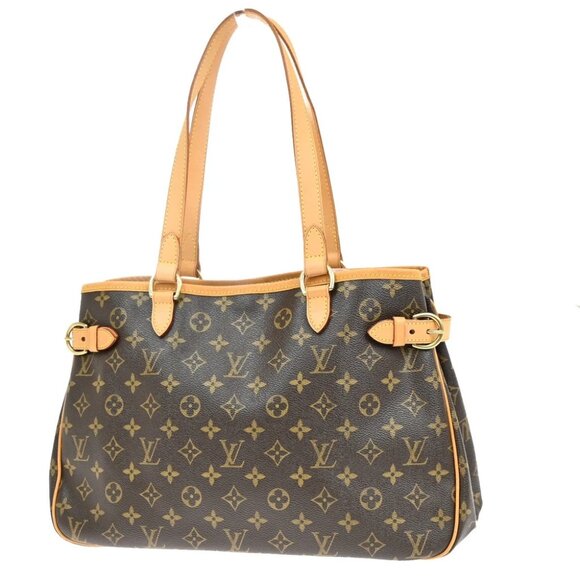 LOUIS VUITTON Batignolles Horizontal Shoulder Bag Monogram Brown M51154 24YH662 - Picture 1 of 15